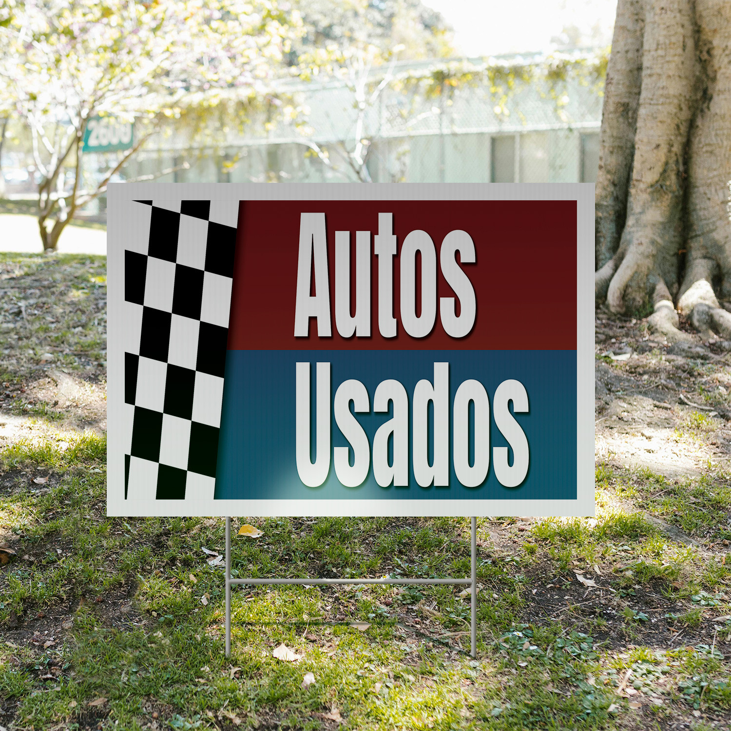 Autos Usados Yard Sign Spanish Used Car Sales, Reliable Vehicles, Financing