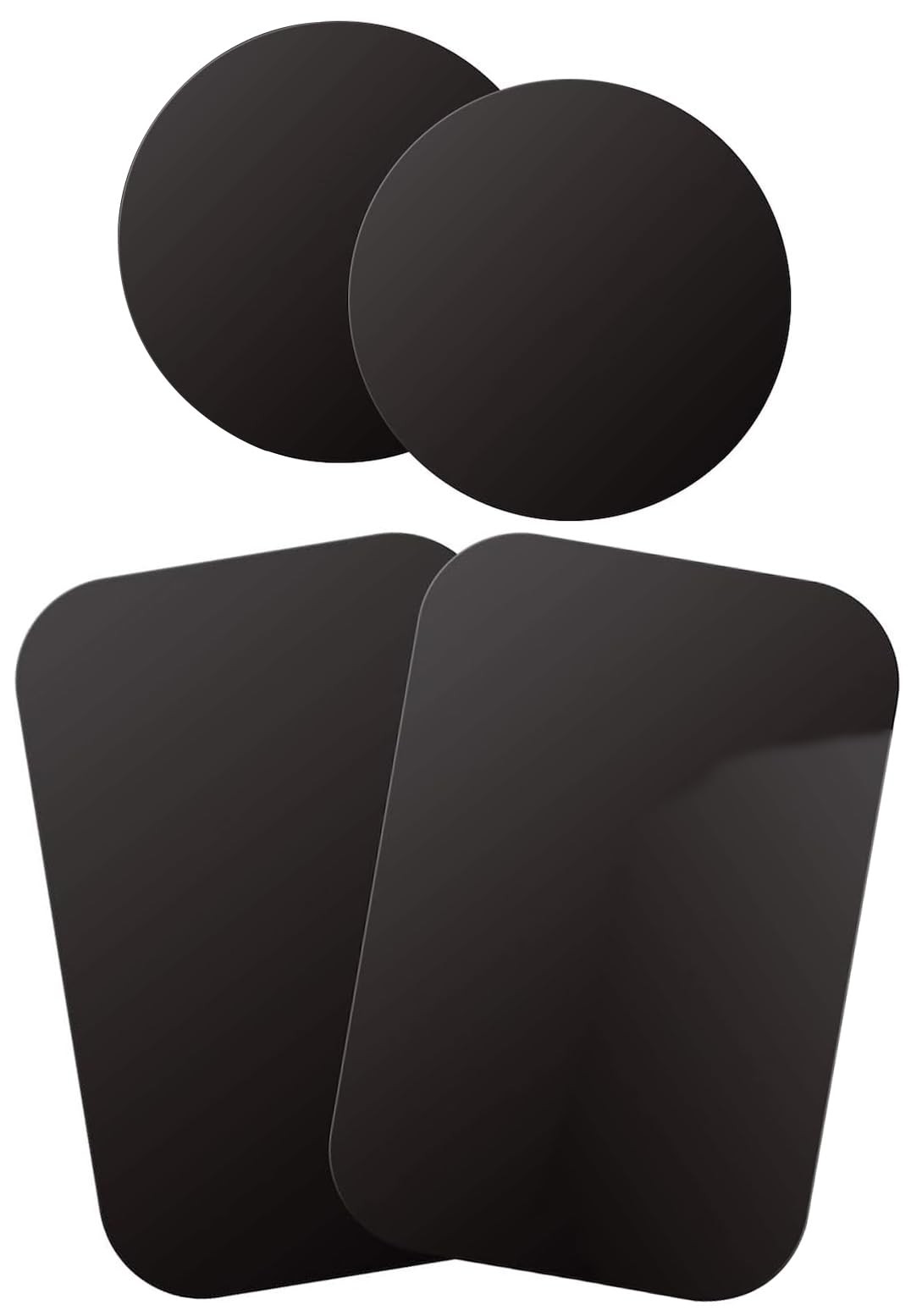 Phone Magnet Plate Mount Metal Plate for Magnetic Car Mount 4 Pack (Attention…