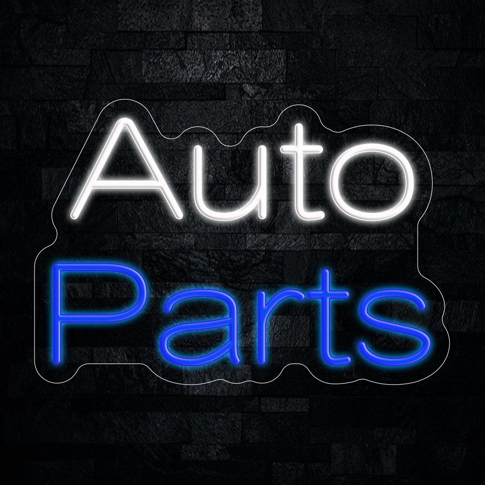 Auto Parts LED Neon Sign 16&Prime;L x 11&Prime;H #20174