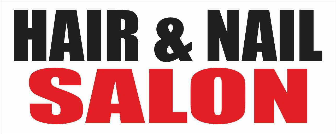 HAIR NALON SALON Advertising Banner Vinyl Mesh Sign beauty spa barber hair cuts