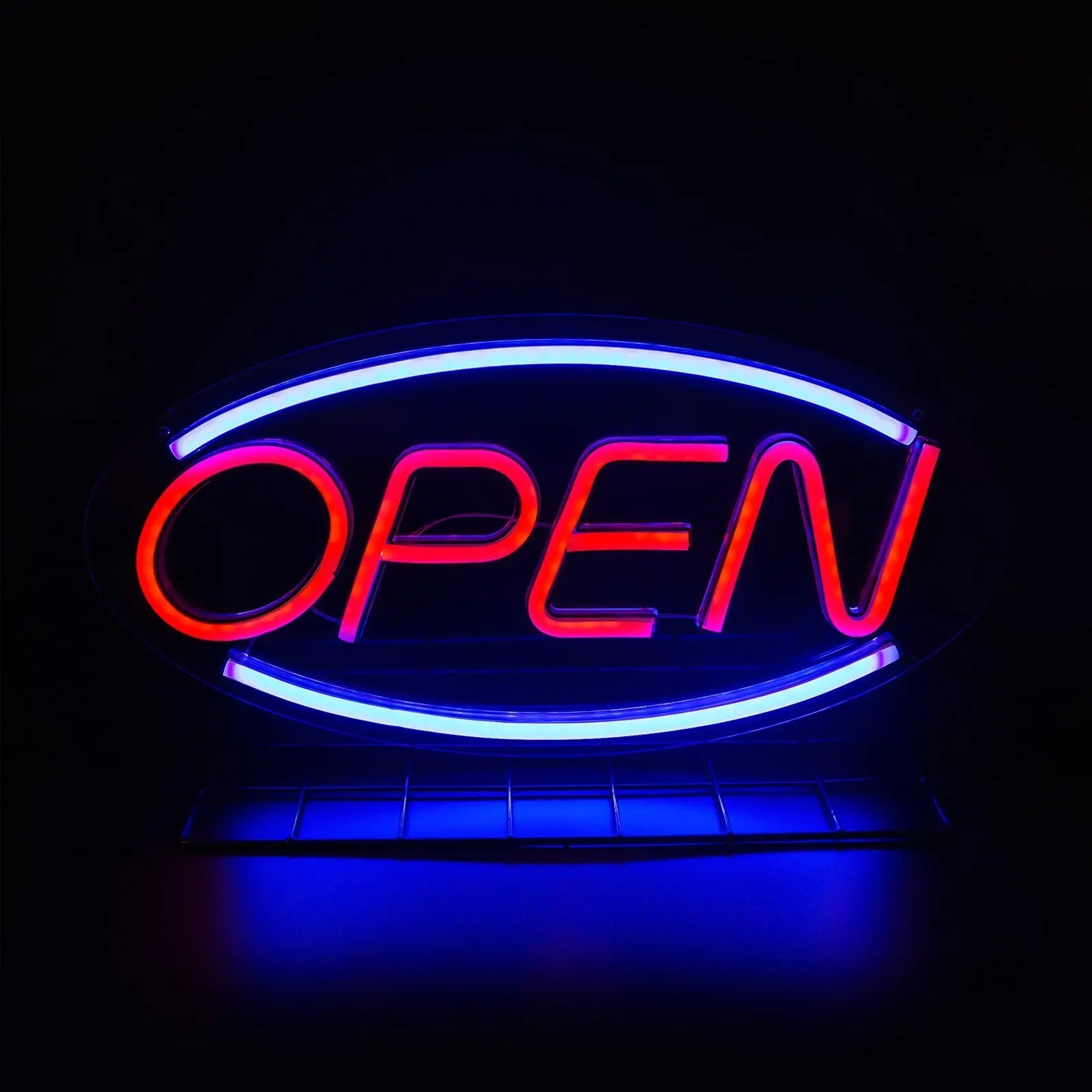 LED OPEN Neon Sign Light 45X22cm USB Powered for Shop Bar Business Window OZ