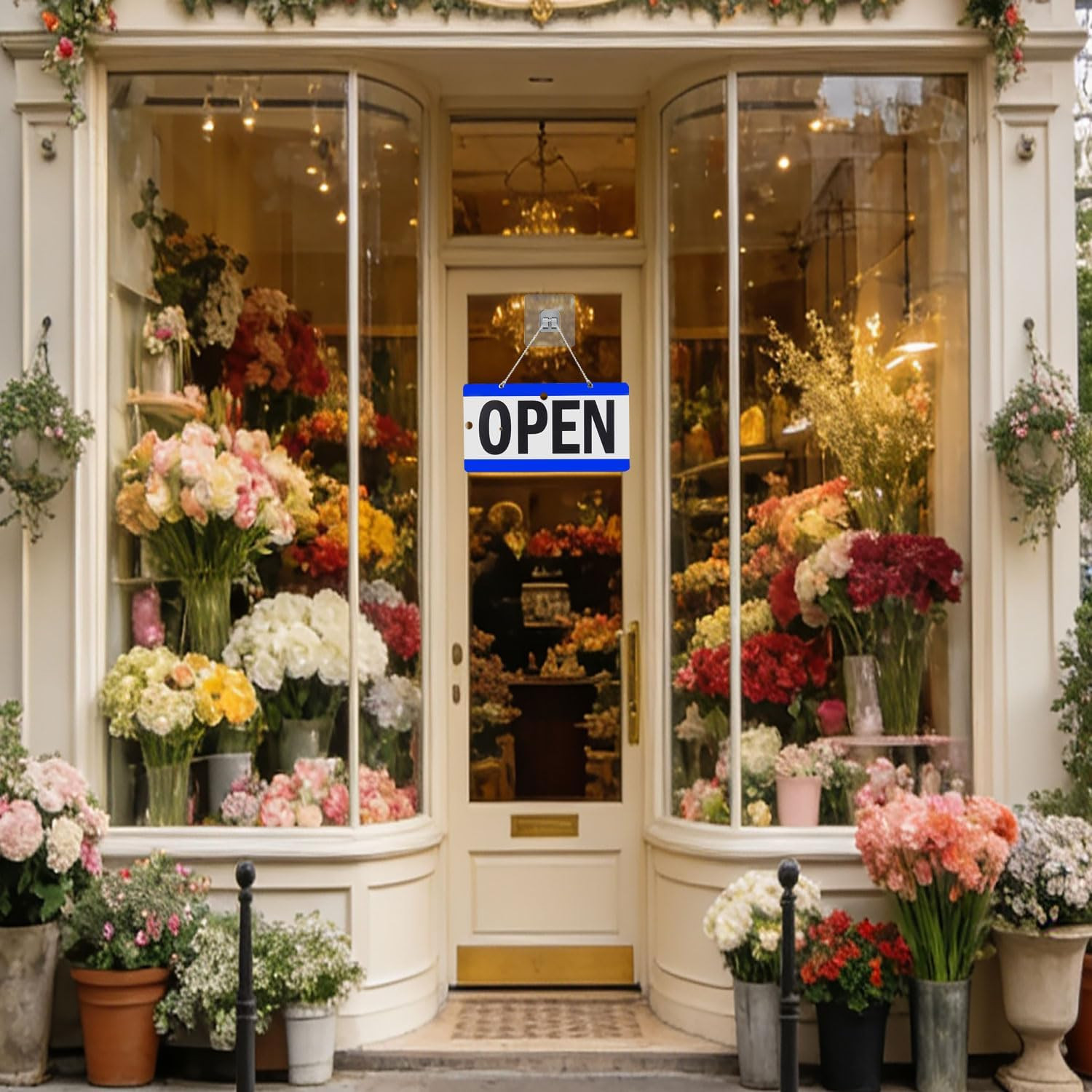 LED Open Sign for Business 11.5×6 Inch Ultra Bright Store Window Light Display K