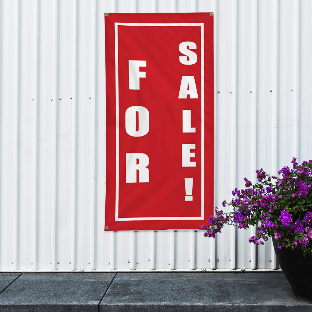 Vertical Vinyl Banner Multiple Sizes For Deal! Promotion Business Business
