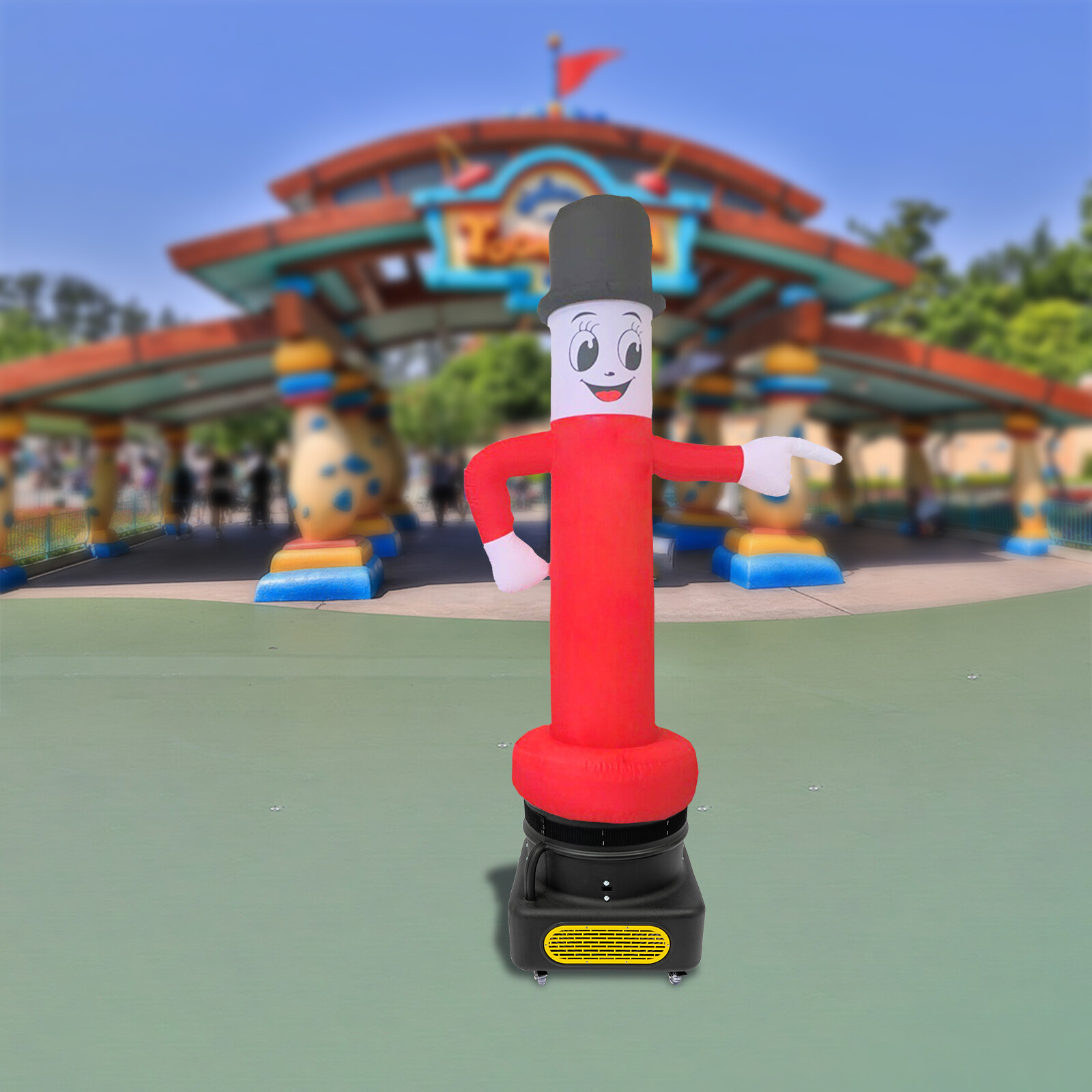Commercial Air Blower Fan for Wacky Waving Inflatable Tube Man 1 HP