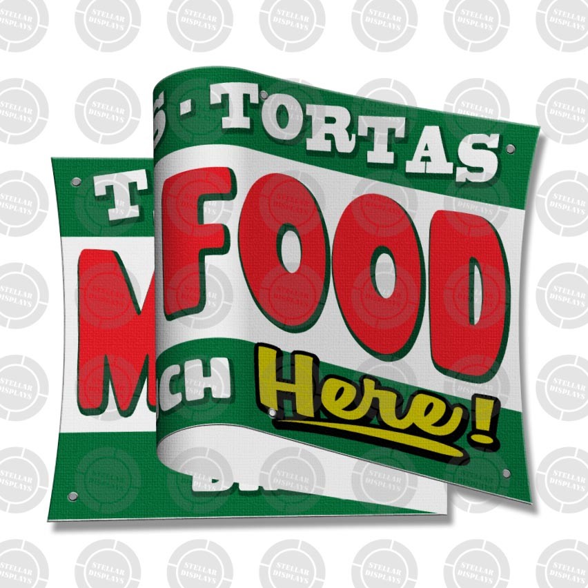 CARNICERIA Res Pollo Cerdo Mariscos Banner Open Sign Flag Lona Mexican Groceries