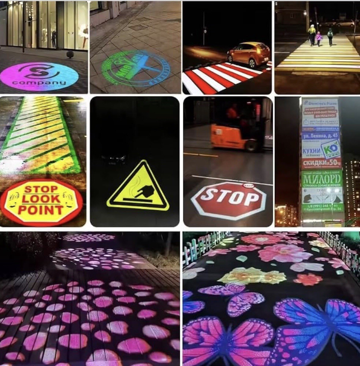 LOGO GOBO💡LED SPOTLIGHT PROJECTOR Business Store Advertising SIGN⚡️Weatherproof