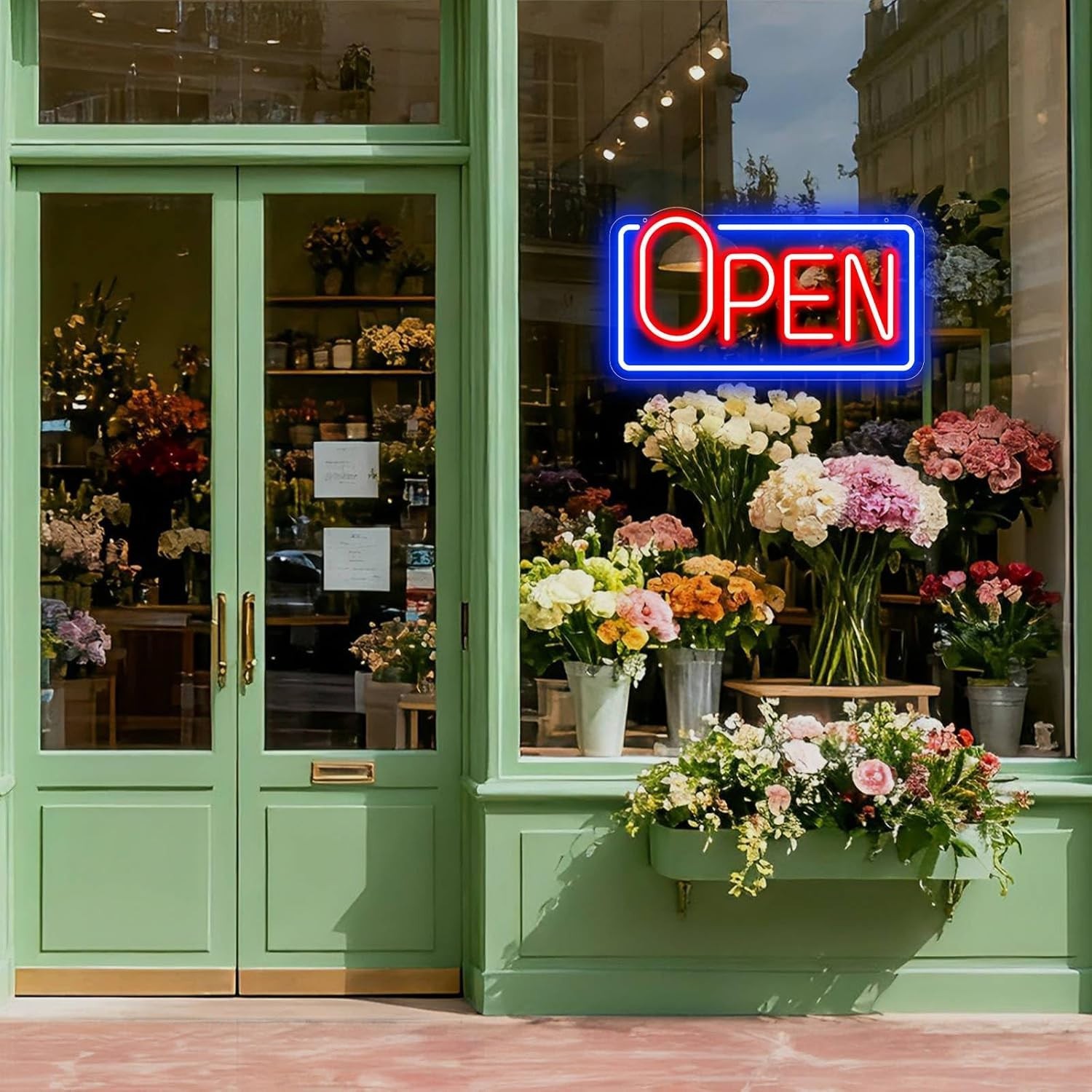 Led Neon Open Sign for Business Window, Light up Open Sign for Store Carteles L