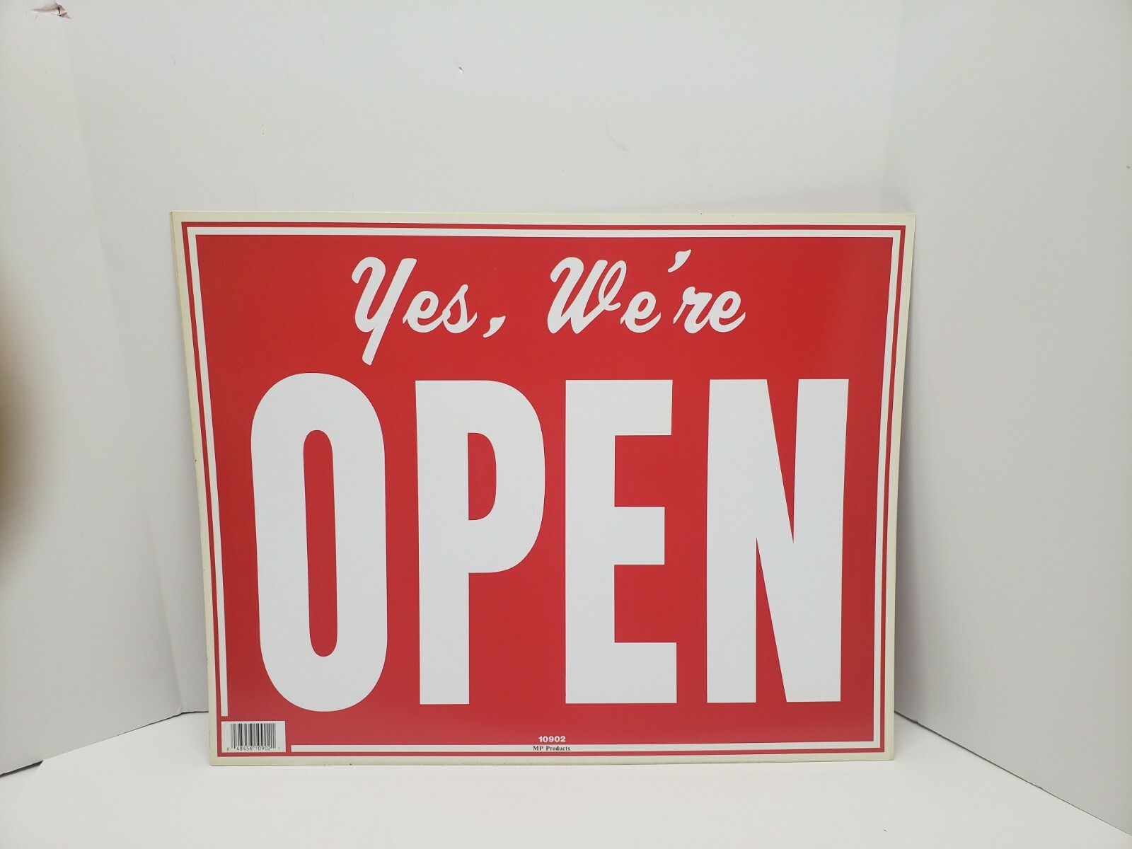 Extra Large Yes We&rsquo;re Open & Closed Window Sign, 15&Prime; H x 19&Prime; W