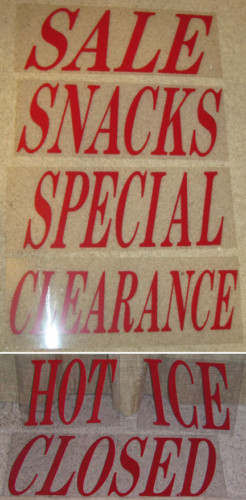 15 NEW 8 INCH FLEXIBLE WORDS FLASHING ARROW MARQUEE ADVERTISING SIGNS YOU CHOOSE