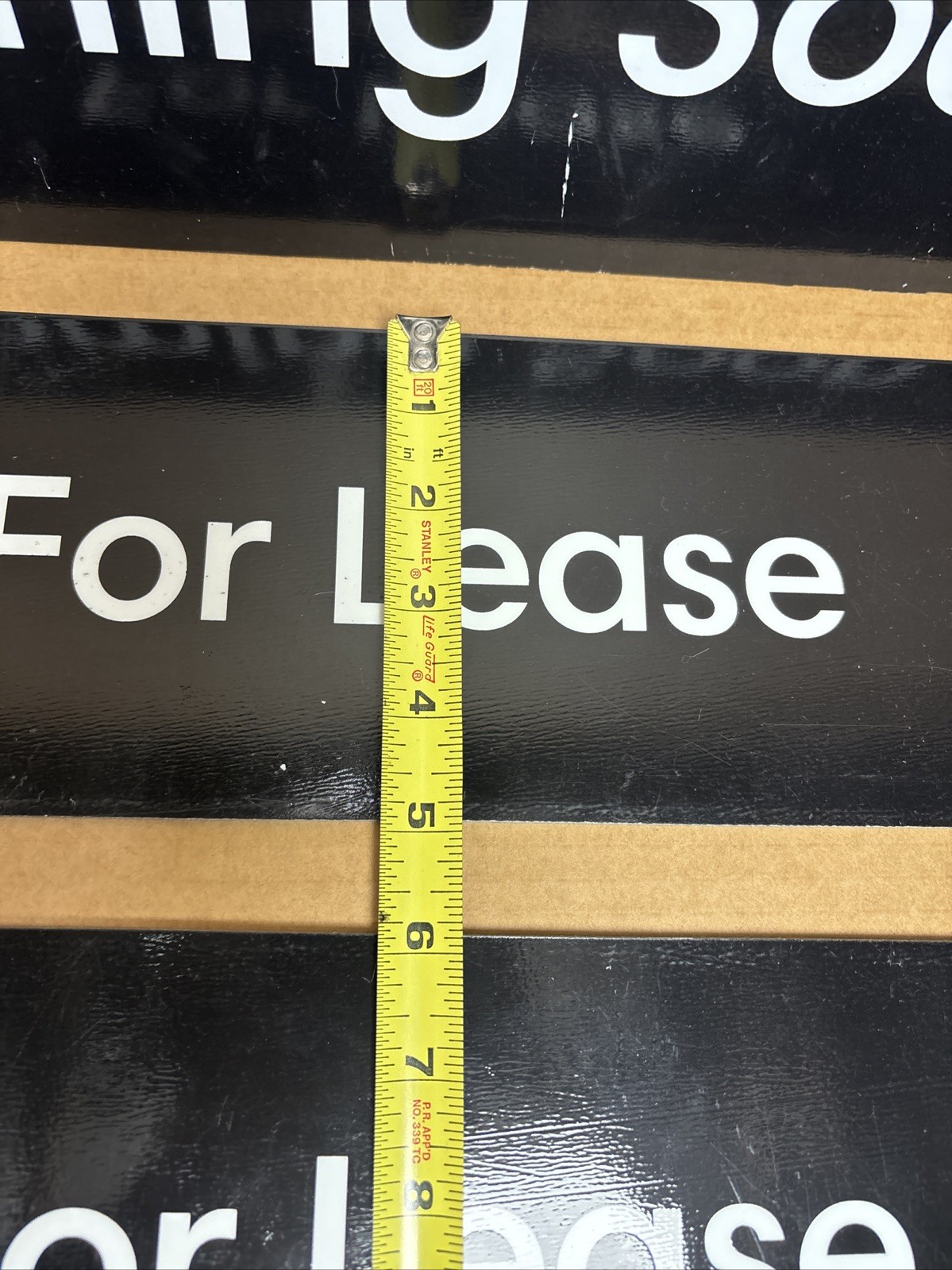 Lot (3) Mix “Coming Soon” & “For Lease” Real Estate Property Banner Signs Agent