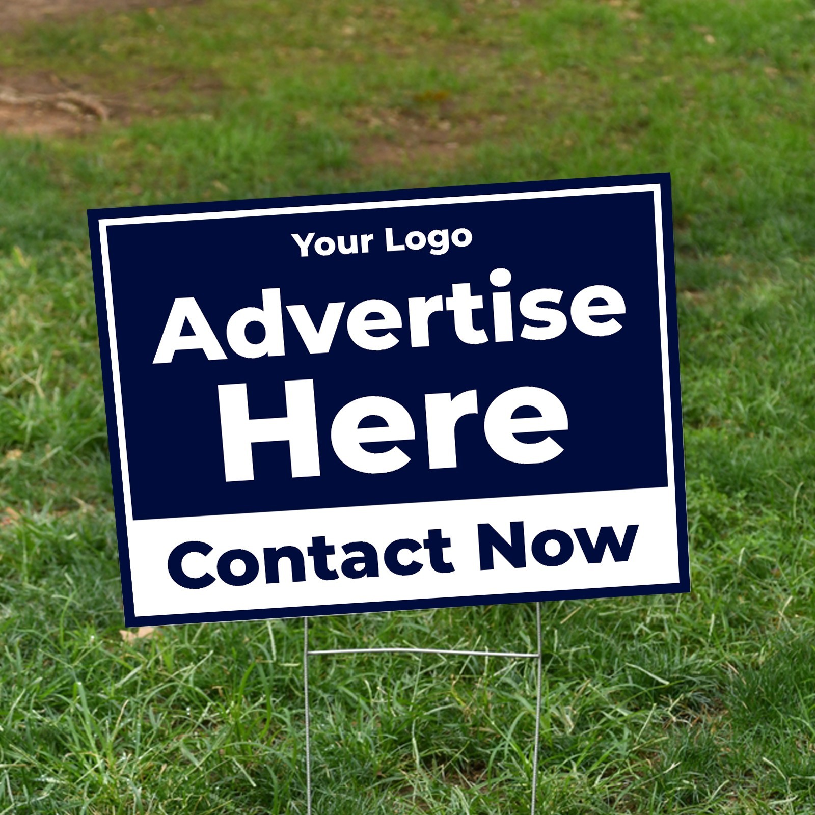 Custom Yard Sign | 24&Prime;x18&Prime; | 4mm White Coroplast | H-Stake