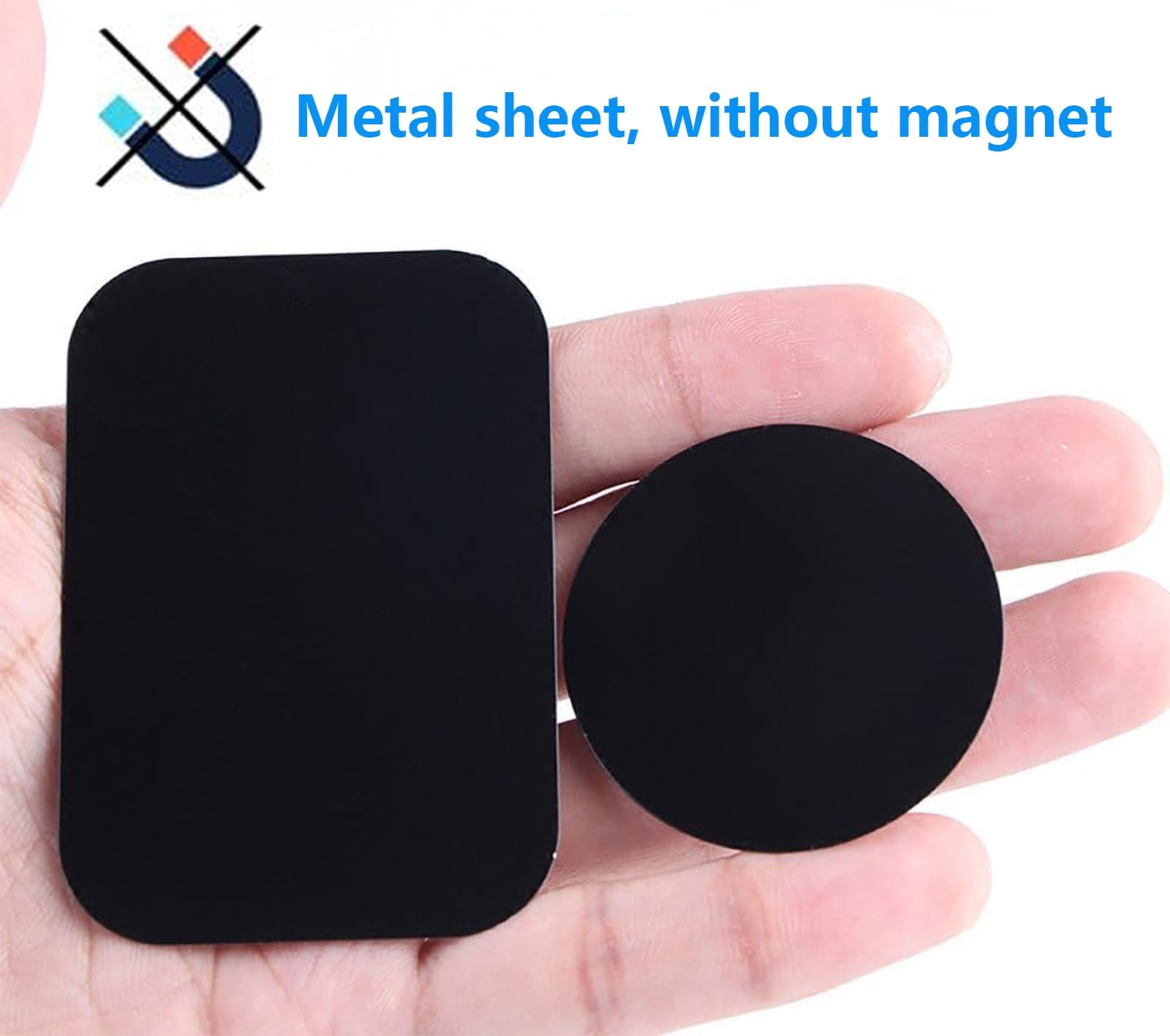 Phone Magnet Plate Mount Metal Plate for Magnetic Car Mount 4 Pack (Attention…