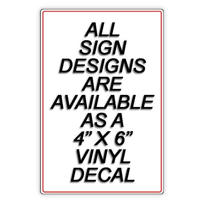 No Trespassing Private Property Keep Out Aluminum Sign / Decal / Usa Snt014
