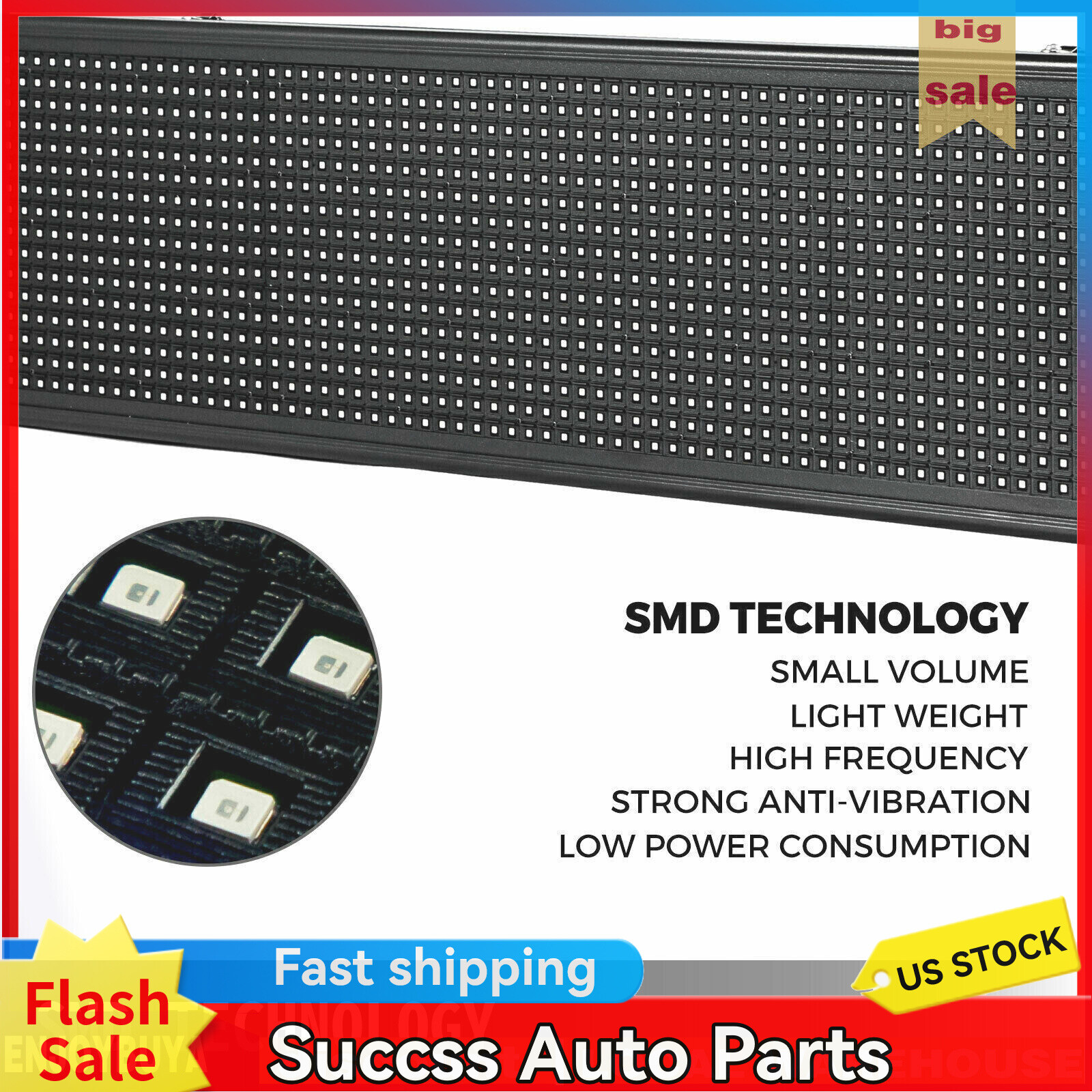 40&Prime;X8&Prime; LED Scrolling Sign Programble Digital Advertising 7-Color Display Board