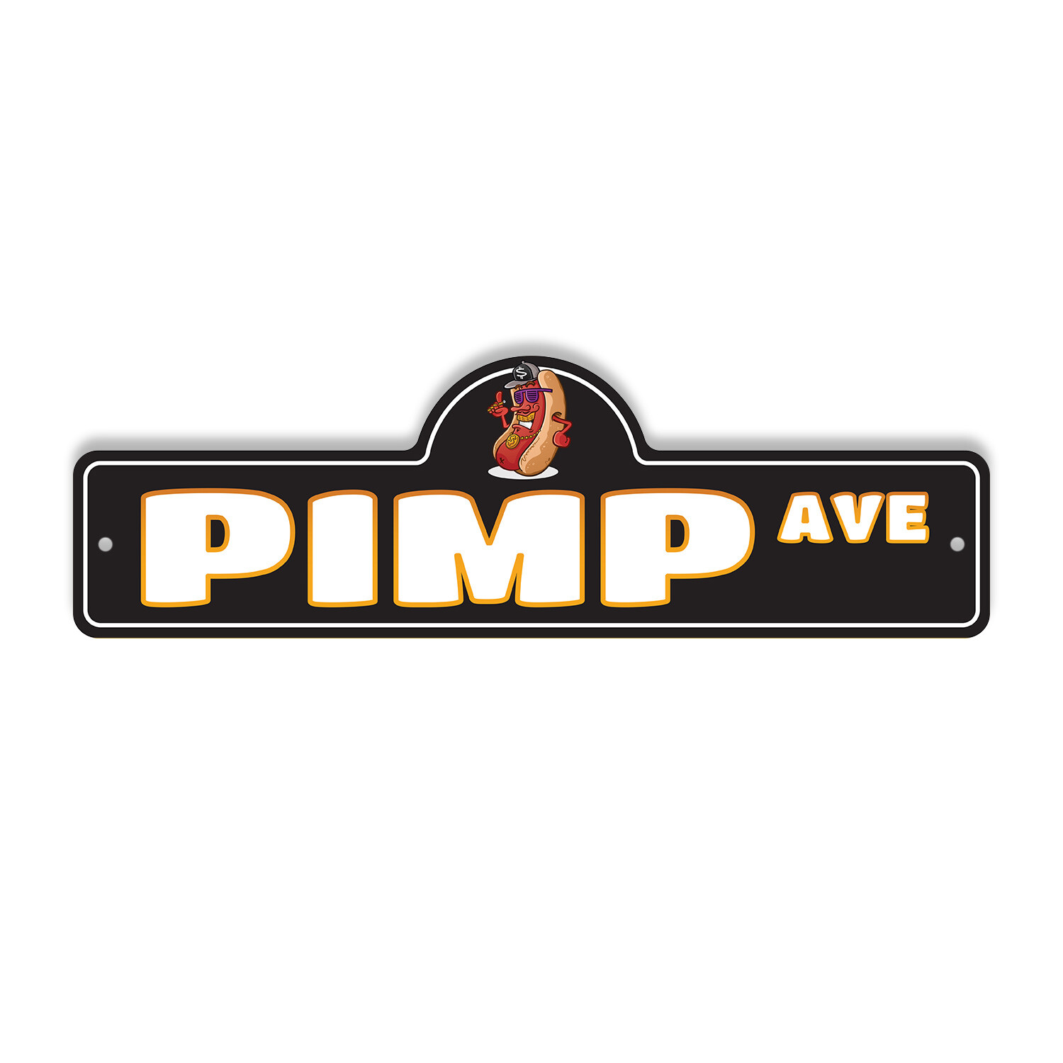 Pimp Plastic Street Sign Crossing Xing Gift Novelty Funny