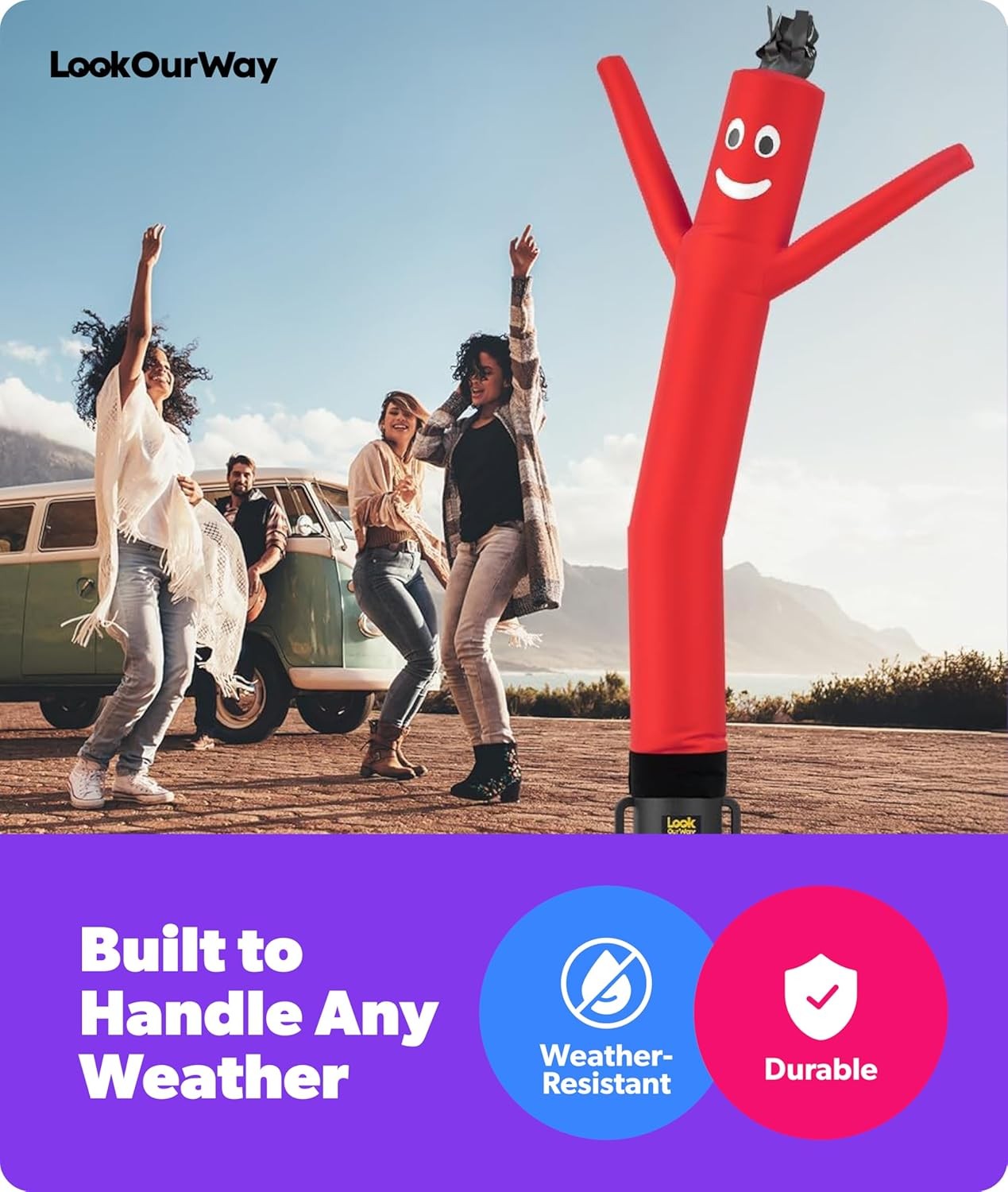 Air Dancers Wacky Waving Inflatable Tube Guy – 7Ft Tall Inflatable Advertising W