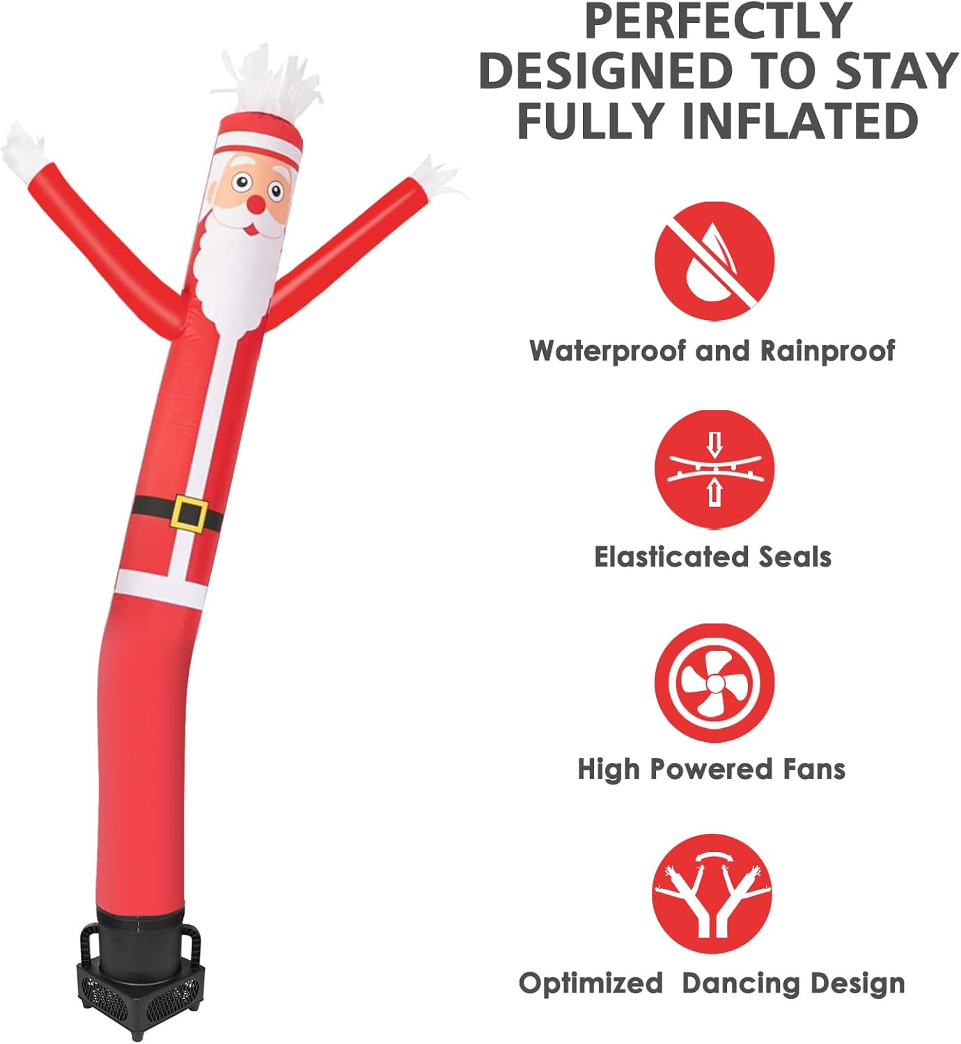 6FT Fly Puppet Dancer with 1/3Hp Blower Complete Set (Santa)