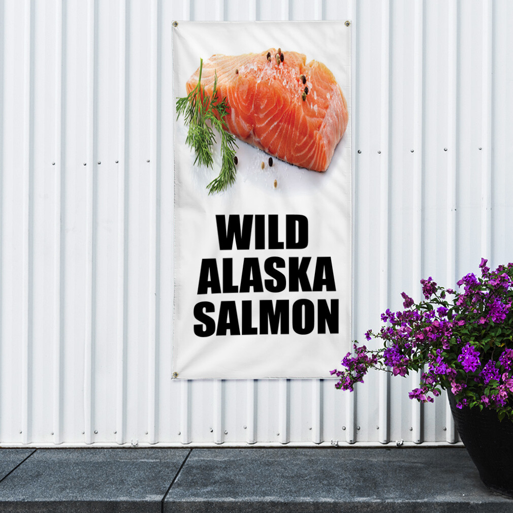 Vertical Vinyl Banner Multiple Sizes Outdoor Weatherproof Industrial Yard Signs