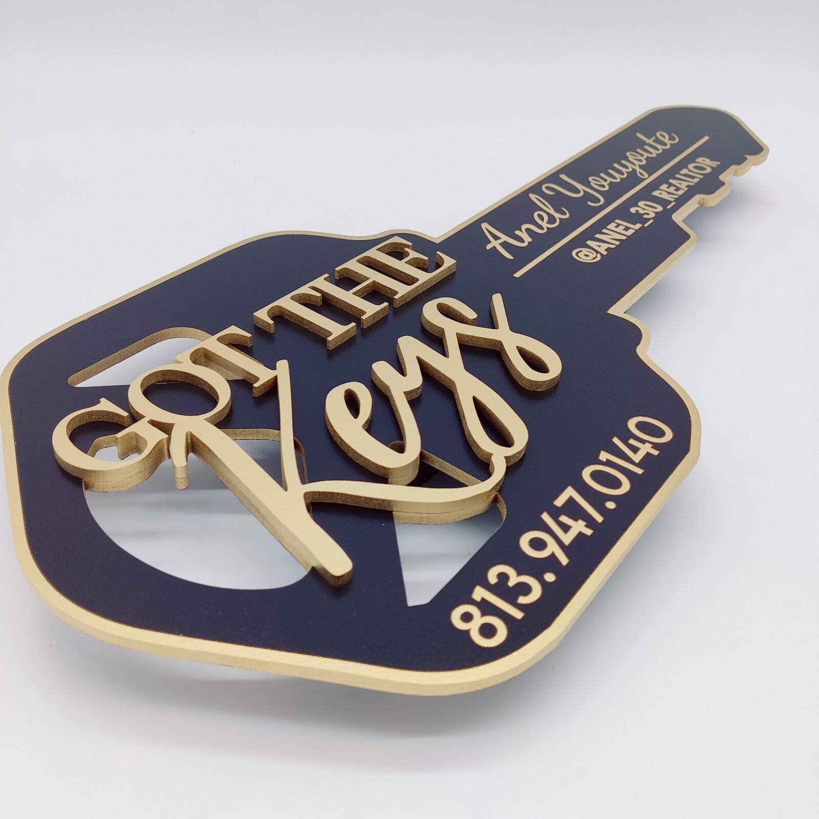 Got The Keys Custom Key Sign Realtors Title Companies Social Media Props 3D