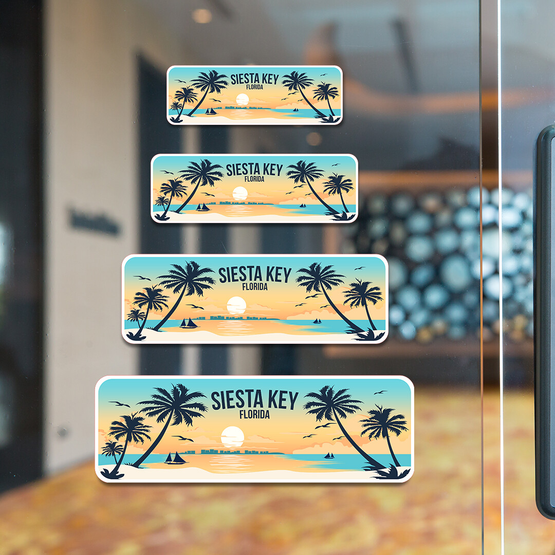 Standard Plus Siesta Key Beach, Florida Wall or Door Sign | Famous US Beaches