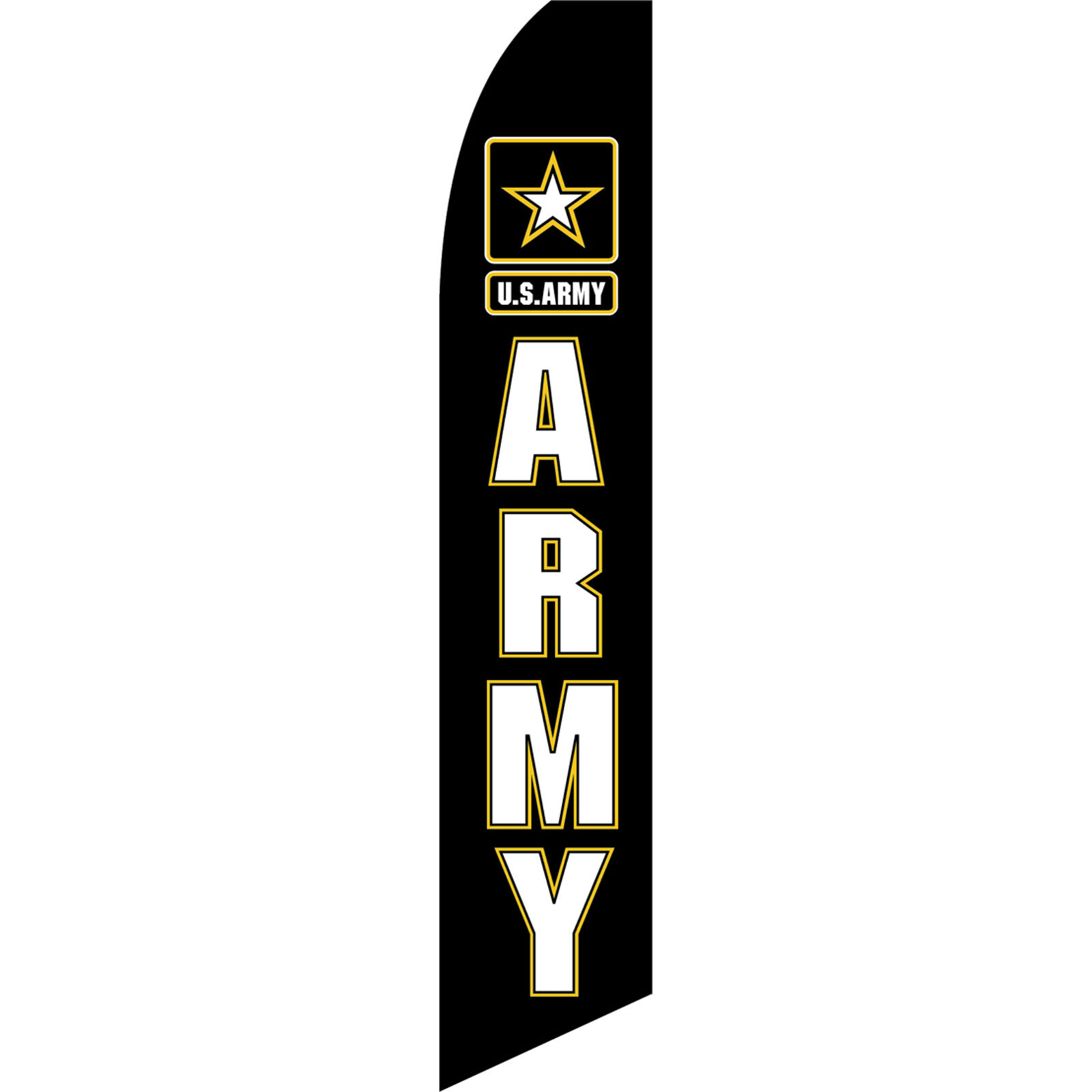 Army 2 1/2 ft X 11 1/2 ft Swooper Flag