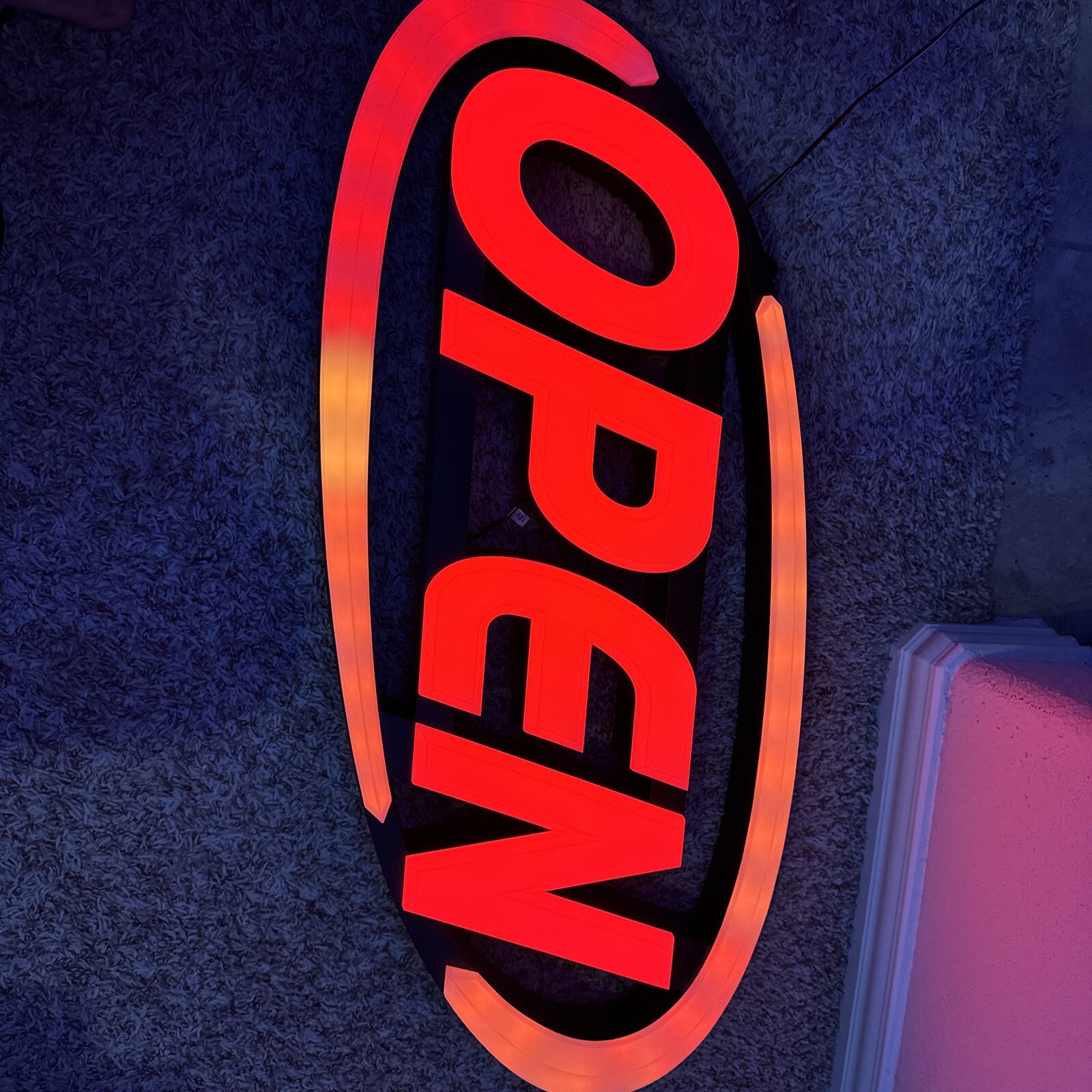 Led Open Sign for Business – Stand Out with 64 Super-Bright Color Combos to Matc