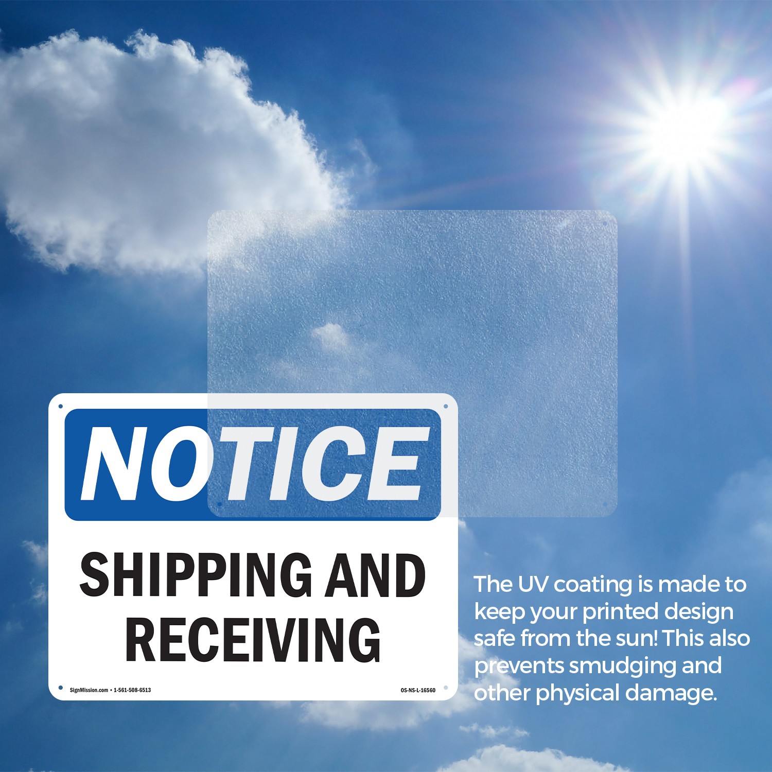 Shipping And Receiving OSHA Notice Sign Metal, Plastic, Or Decal – 5 or 10 Pack