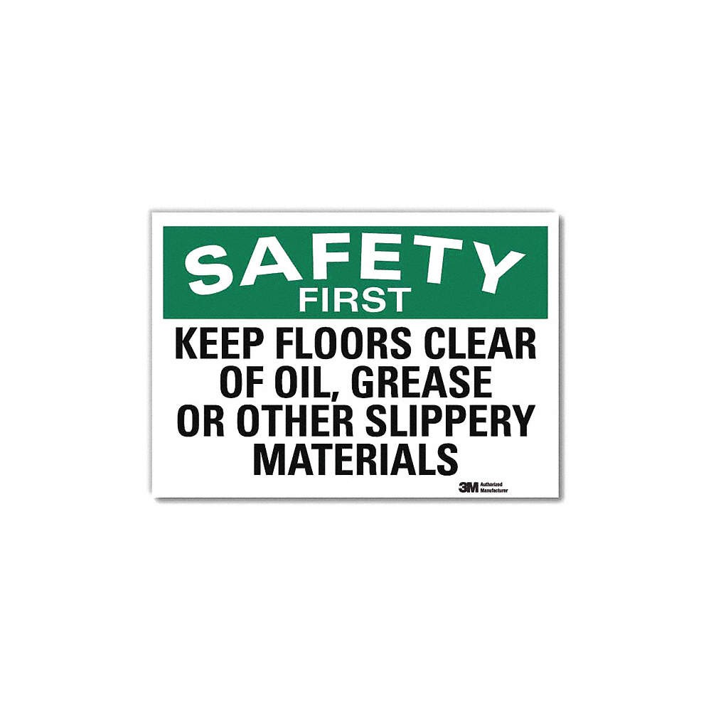 LYLE U7-1212-RD_7X5 Safety Decal,5 in x 7 in,Rflct Sheeting 34RK99