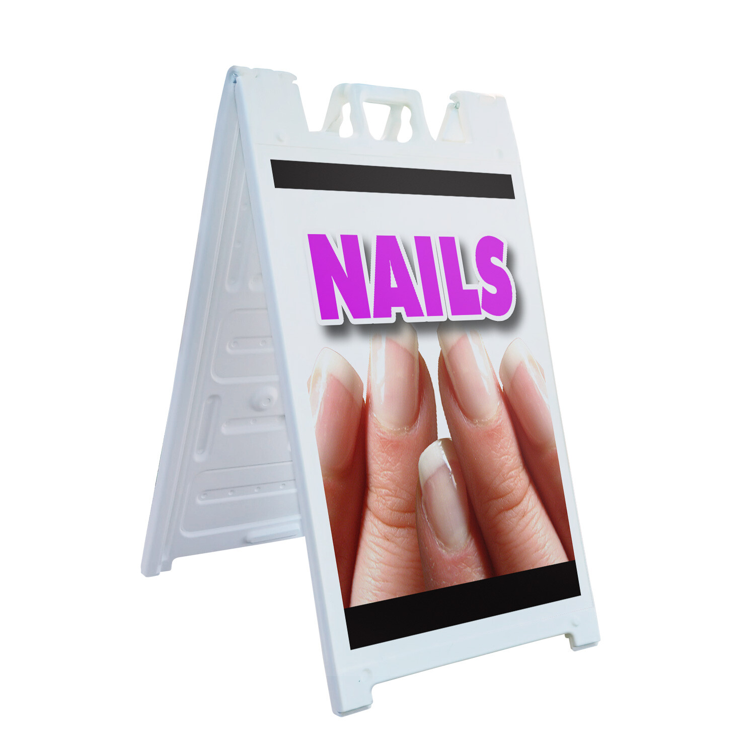 A-frame Sidewalk Nails 24&Prime; x 36&Prime; Double Sided A-Frame Sidewalk Sign