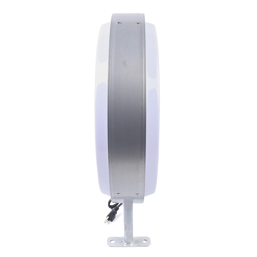 20&Prime; LED Double Sided Round Light Box Outdoor Sign Advertising Projecting Light