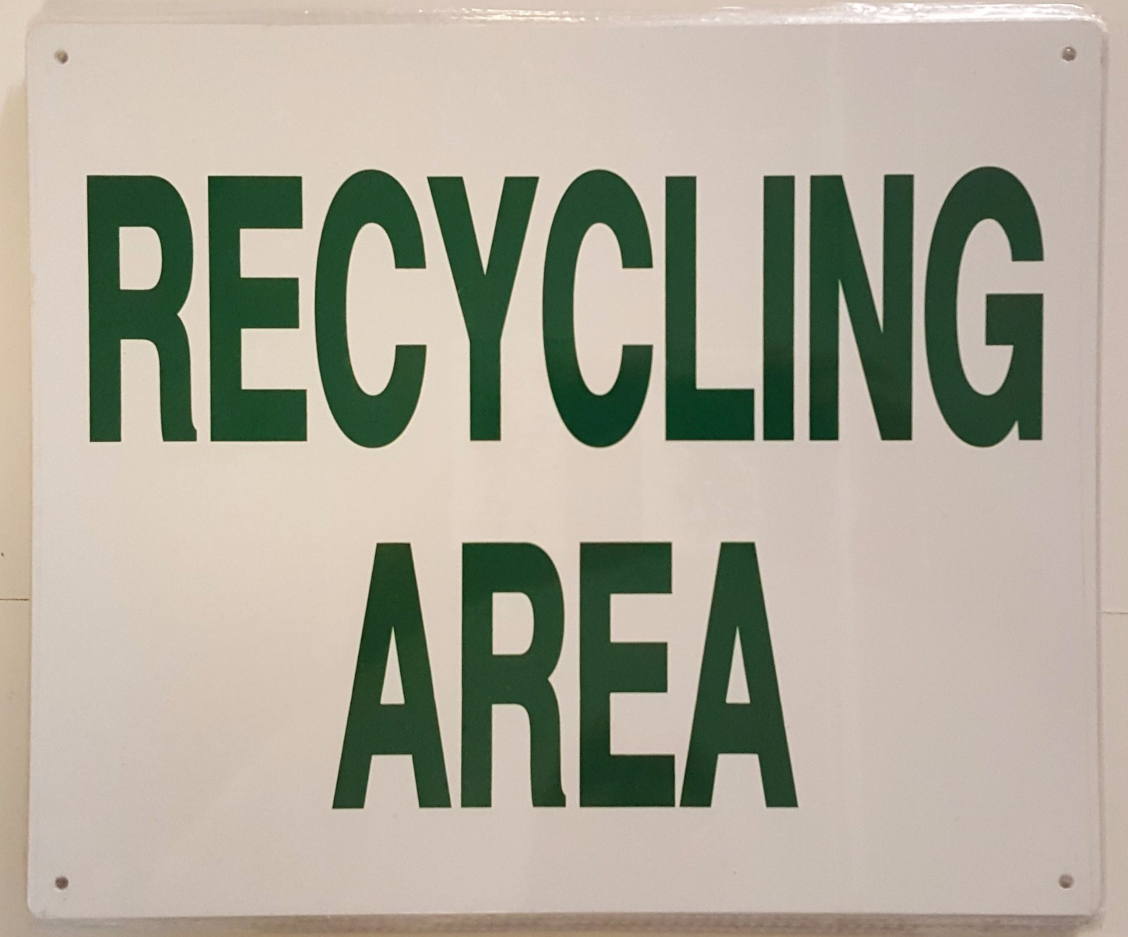 RECYCLING AREA SIGN 10×12-REF24-1027