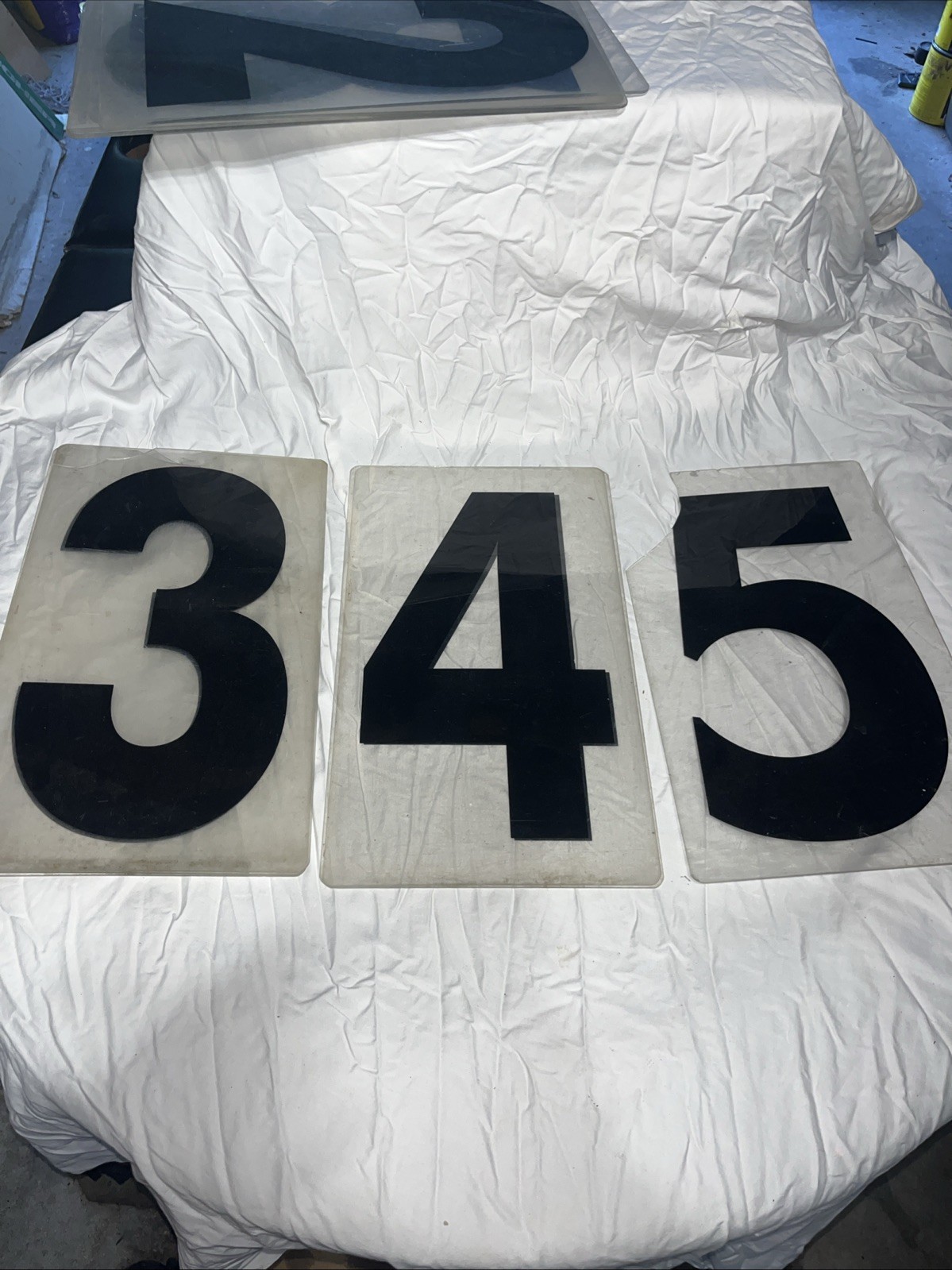 18&Prime; Plastic Outdoor Readerboard Marquee Sign Letters 28 Used