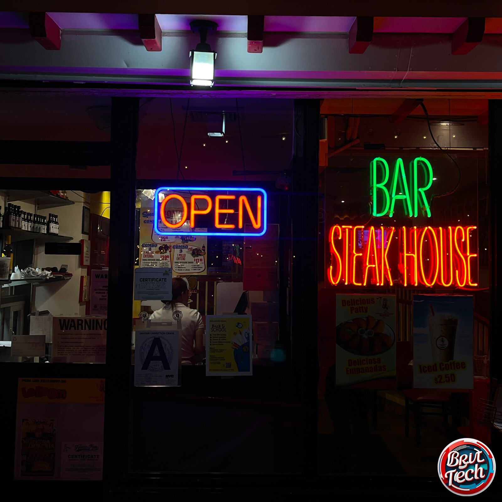 Open Sign For Business LED Neon 21&Prime; Large Light Bright Restaurant Bar Store Shop