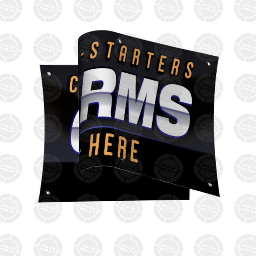 CAR ALARMS CAMERAS STARTERS TRACKERS Banner Sign Display Auto Custom Sound Amp