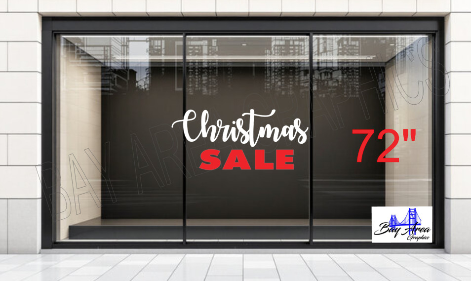 Christmas SALE Window Sign | Premium Oracal 651 Outdoor Decal🎅🎄❄️.