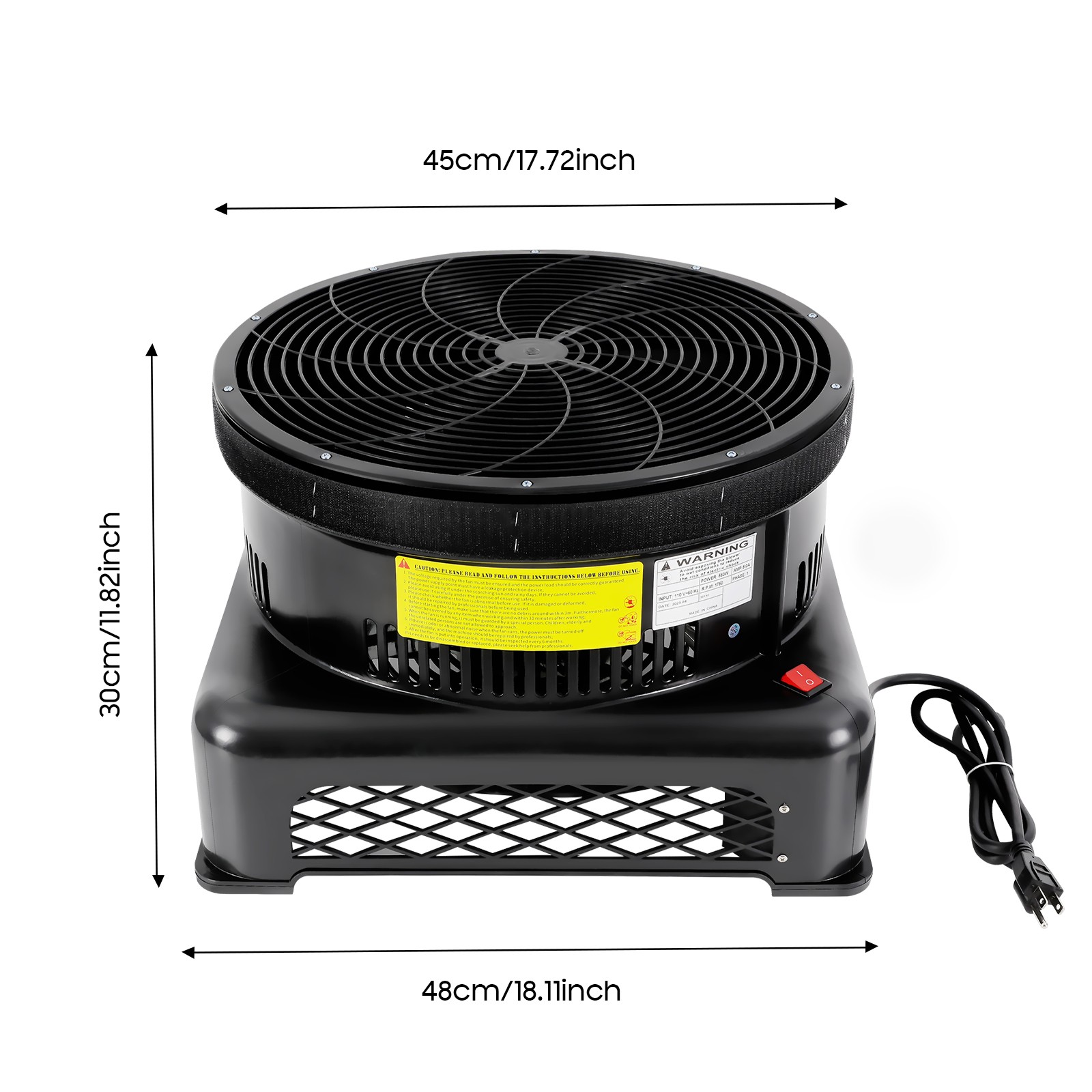 Man Dancer Air Blower Fan For Inflatable Advertising Air Wind Tube Puppet Sky