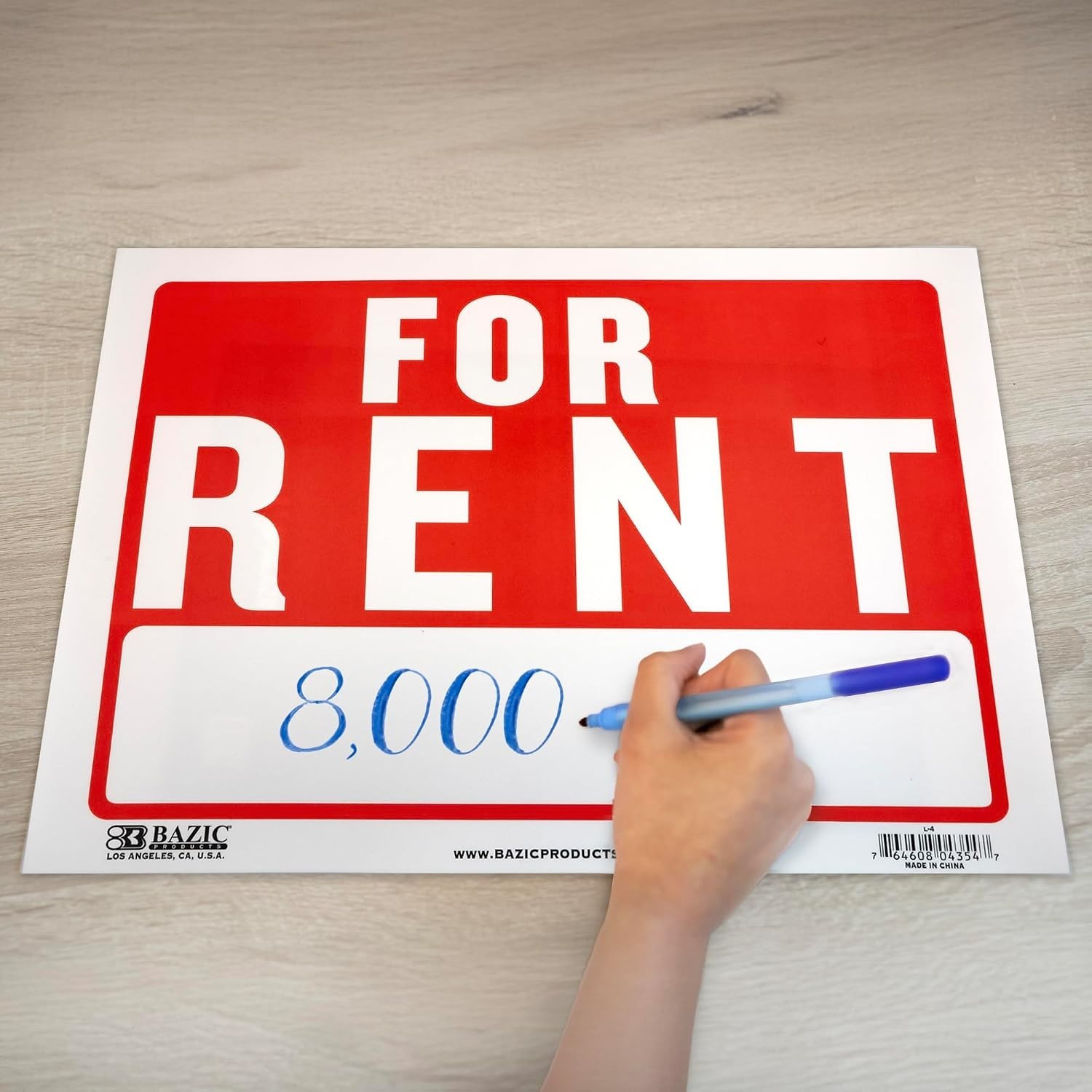 12in x 16in For Rent Signs – 24 Count, Perfect for Notices & Event Signage