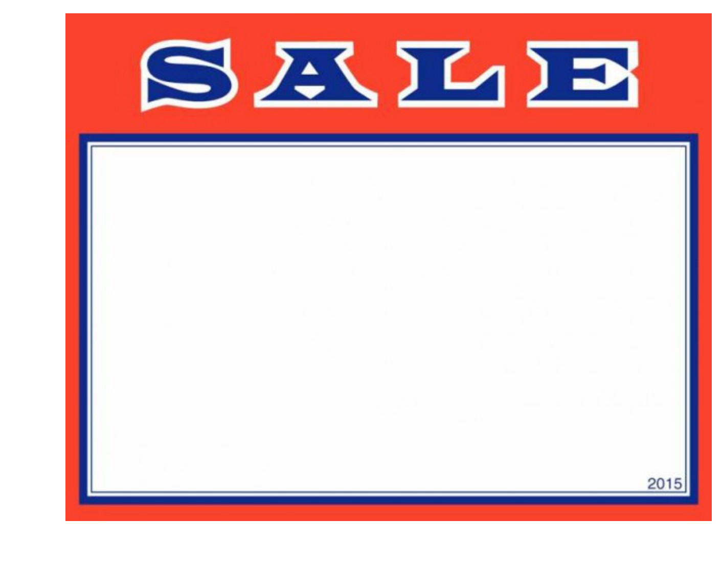 100 – 2.75&Prime; x 3.5&Prime; Sale price cards for Retail Stores Signage Very Nice Signs