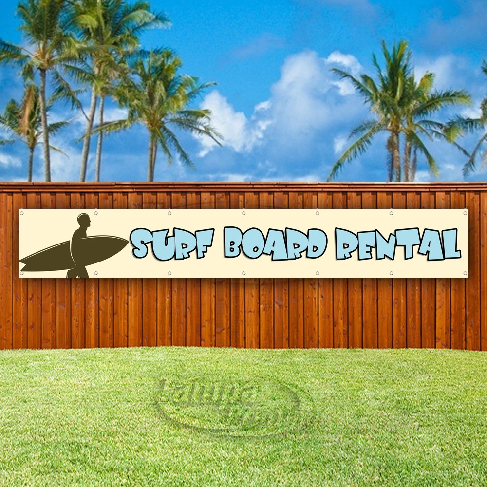 SURF BOARD RENTAL Advertising Vacation Beach Vinyl Banner Flag Sign USA XL02283