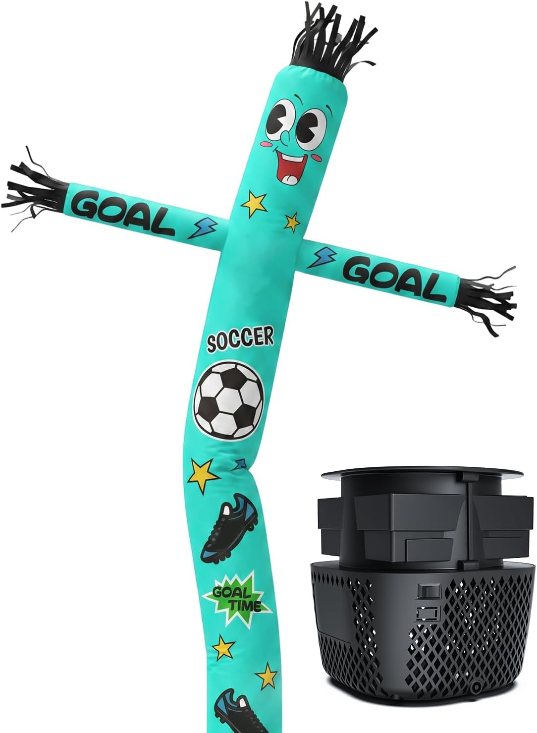 7 FT Inflatable Tube Man with Blower: Soccer Sports Theme Inflatable Dancing Man
