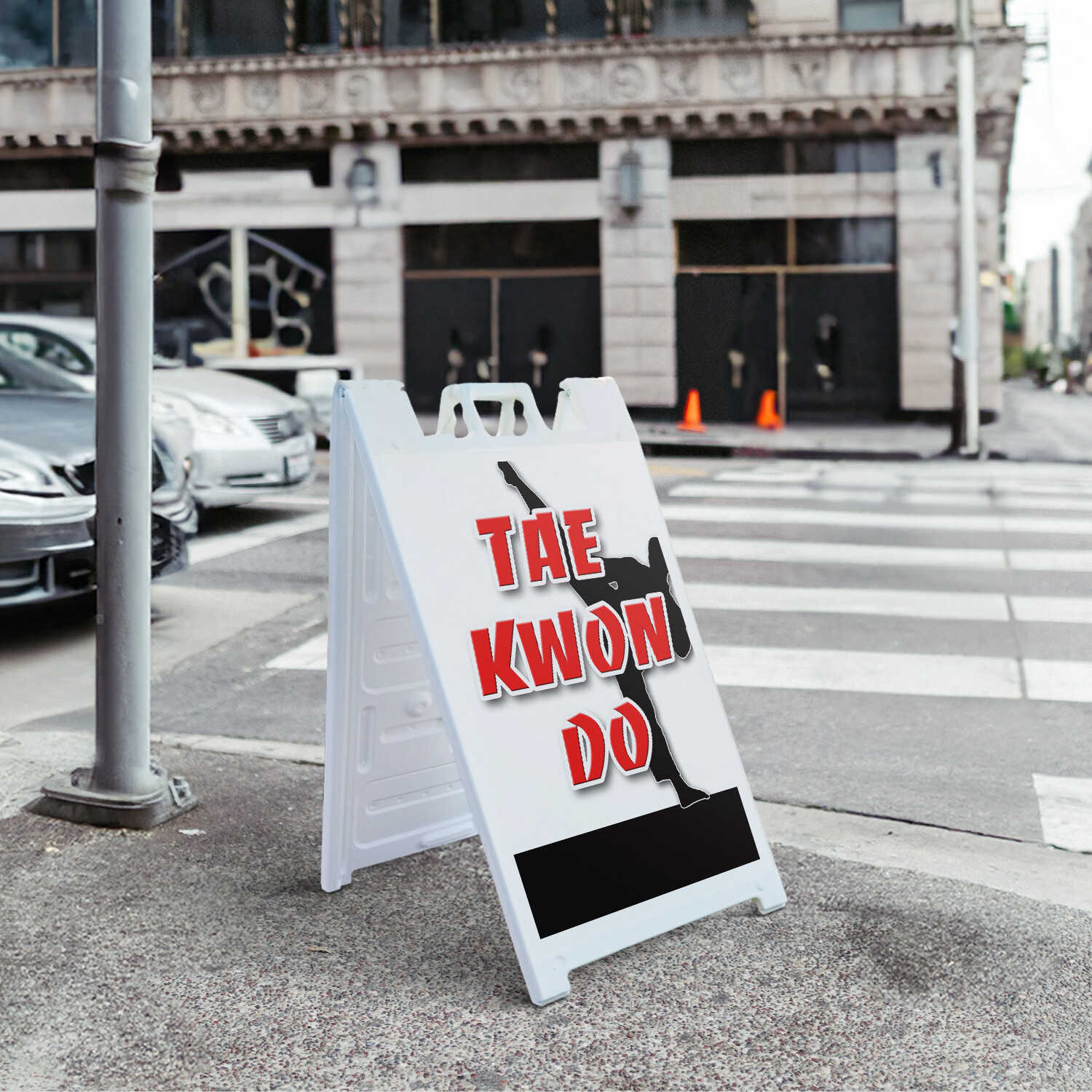 A-frame Sidewalk Tae Kwon Do 24&Prime; x 36&Prime; Double Sided A-Frame Sidewalk Sign