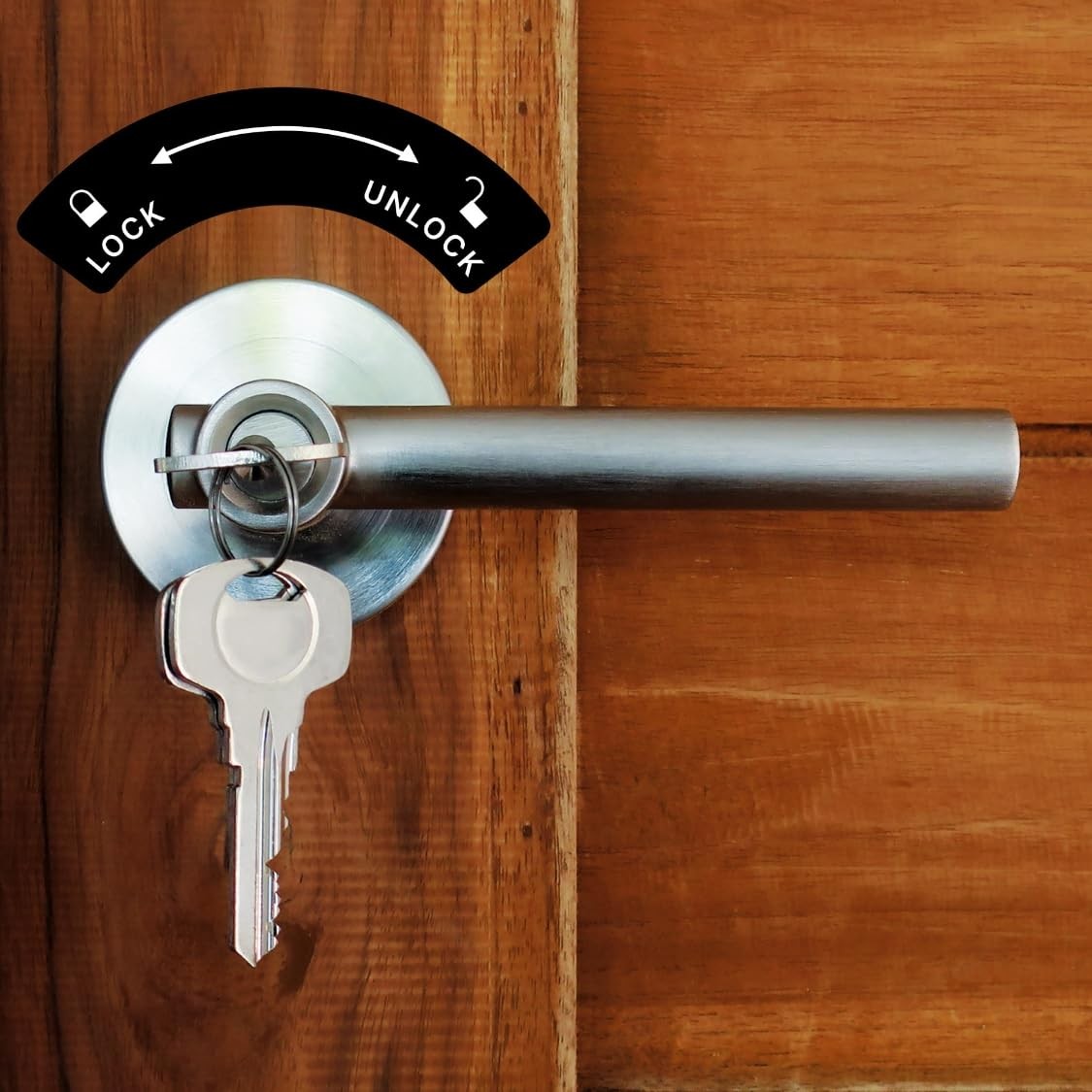 – LOCK UNLOCK Direction Indicating Stickers – Self Adhesive Peel and Stick De…