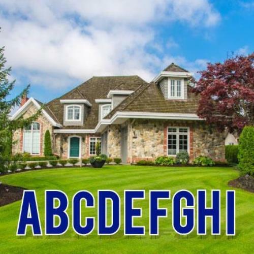 Cut-out Alphabet Kit – Pack of 3 Sets – 18&Prime; Corrugated Plastic Yard Letters