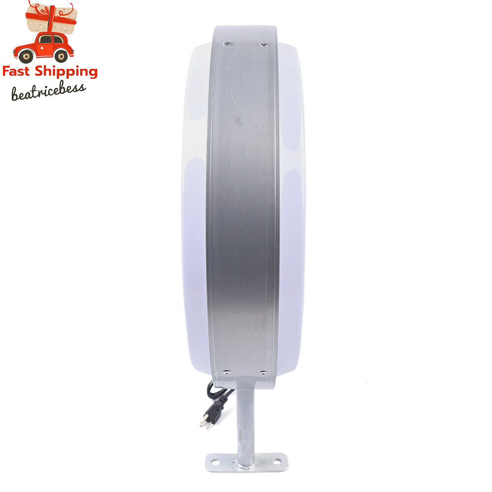 20&Prime; LED Double Sided Round Light Box Outdoor Sign Advertising Projecting Light