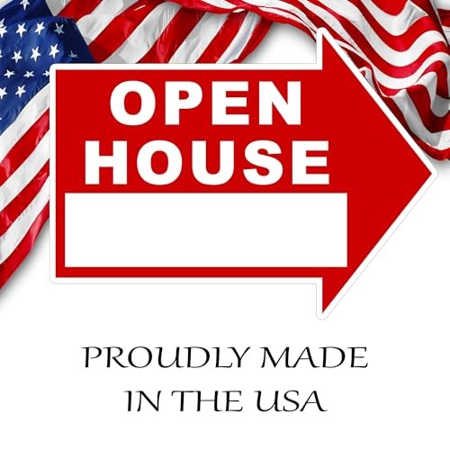 Large Huge Open House For Sale Yard Sale Arrows Yard Sign Double Sided With S…