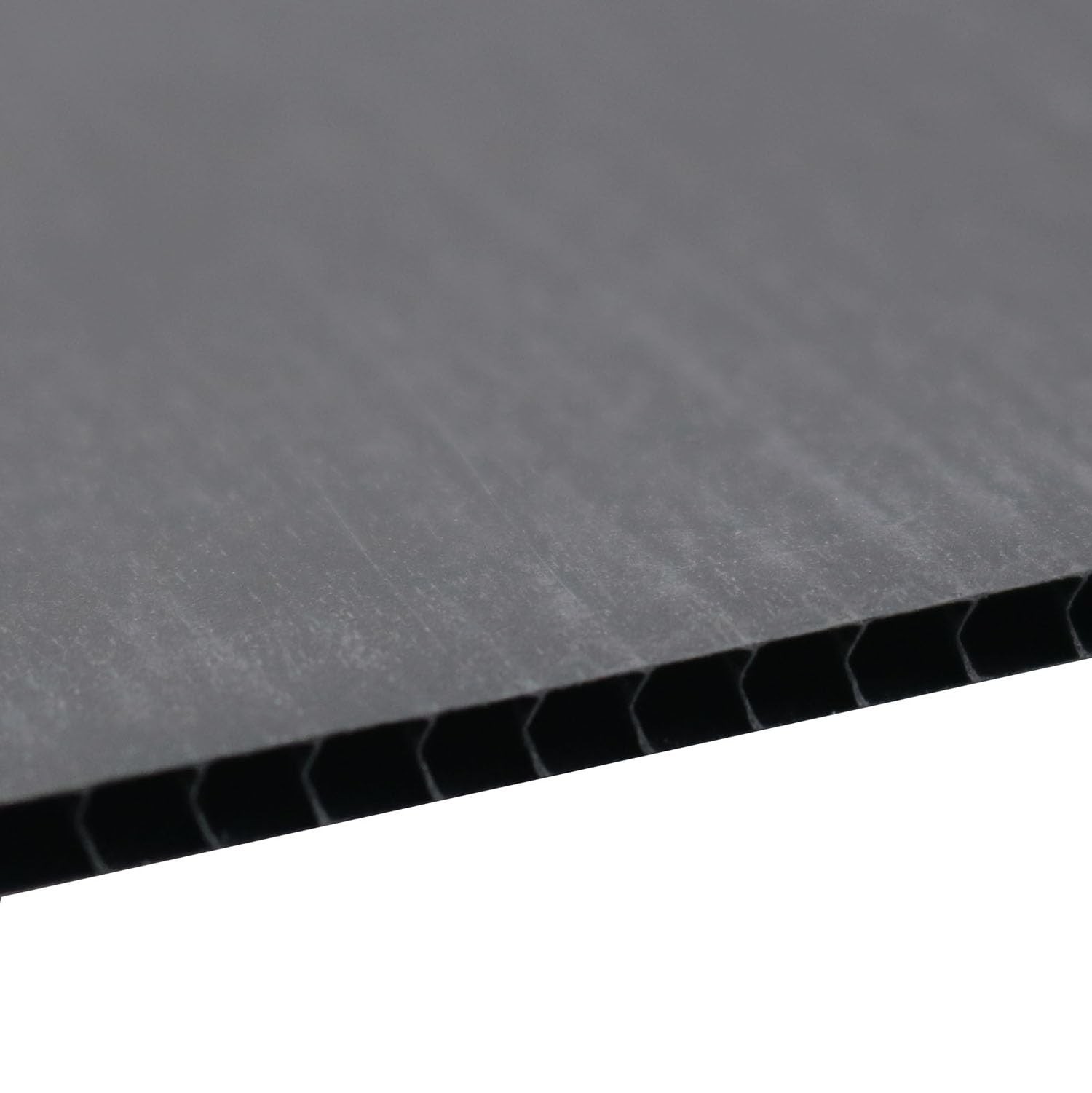 5pcs Corrugated Plastic Sheets Black Waterproof Sign Blank Board 20cmx30cmx0.3mm