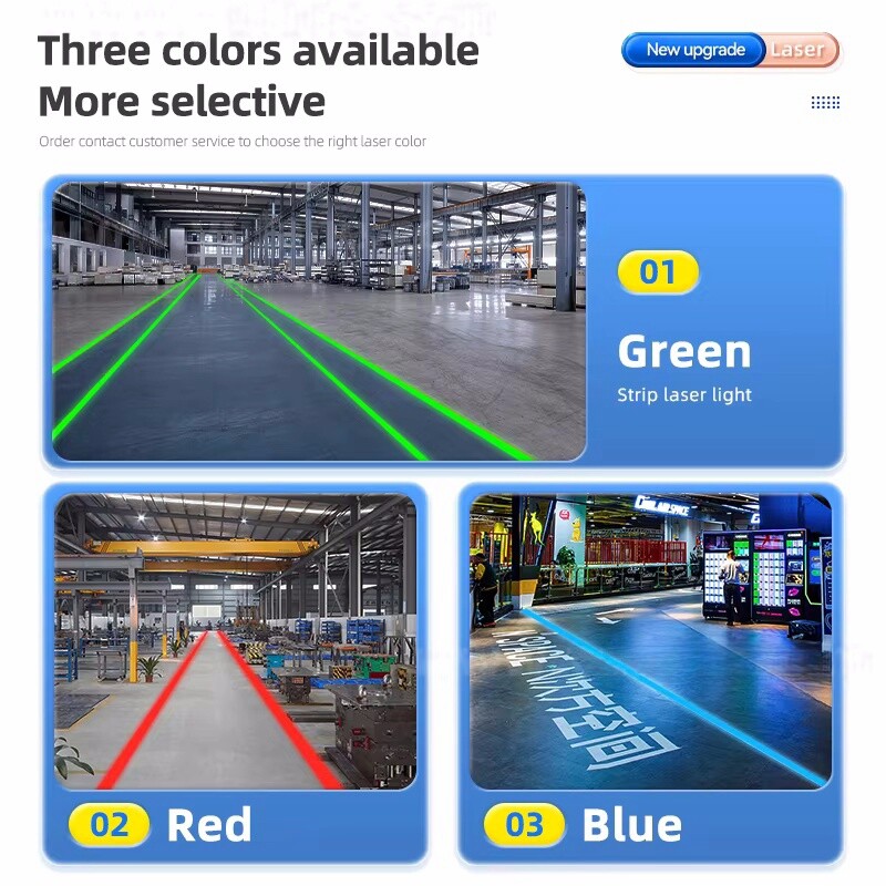 USA -Industrial Laser Logo Projection Light Laser Line Warning Signs Spotlights