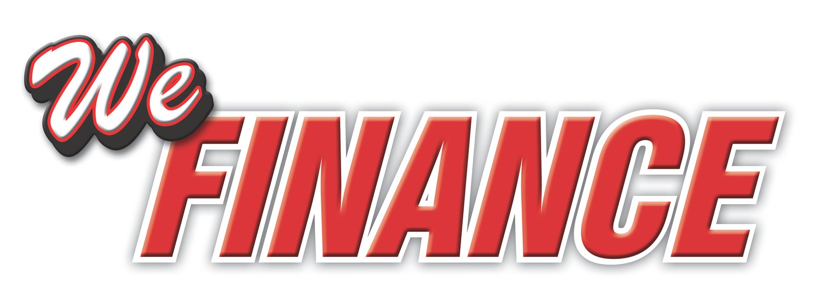 WE FINANCE DECAL sticker used car dealer lot appliances furniture credit