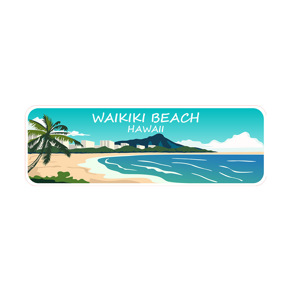Standard Plus Waikiki Beach, Hawaii Wall or Door Sign