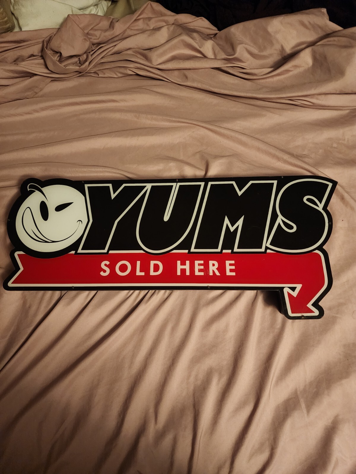 YUMS SOLD HERE Light Up Sign original store sign